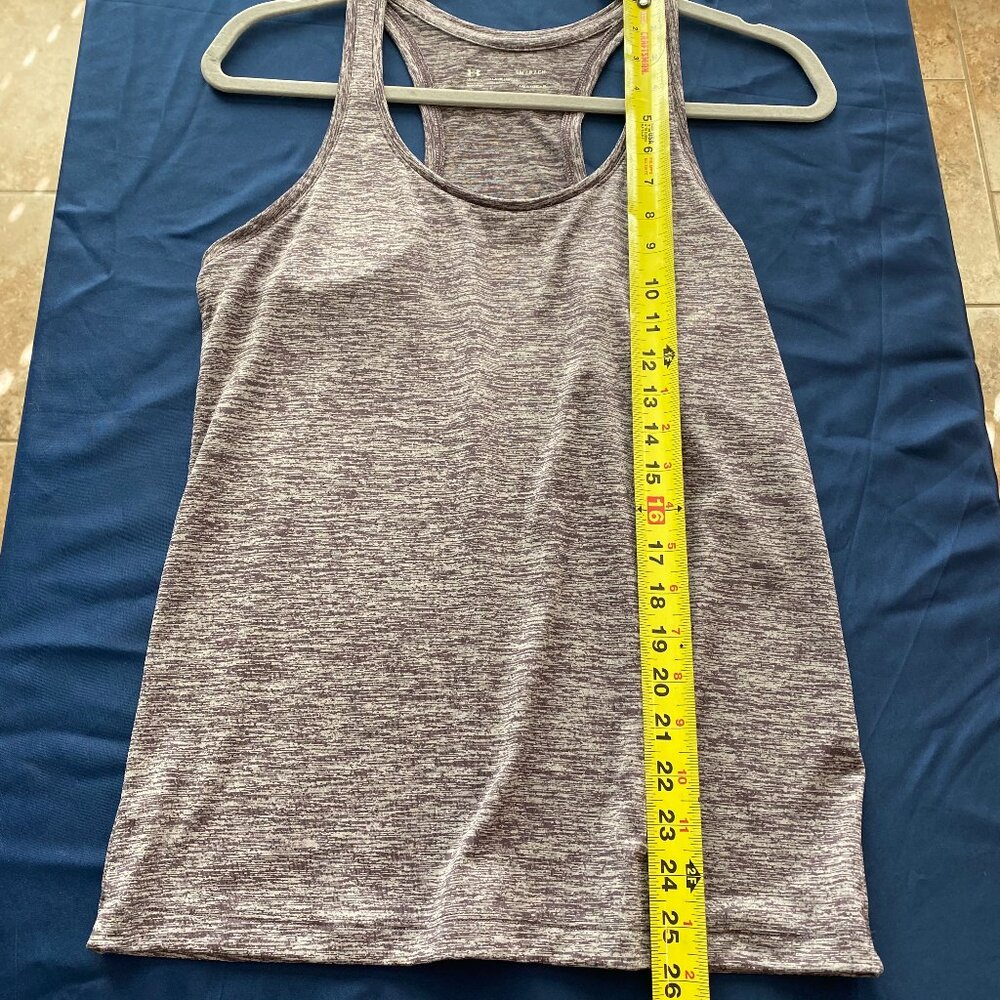 UNDER ARMOUR Women HeatGear dri Fit Sleeveless T Sh & Muscle Top V Neck SM both - Picture 11 of 11